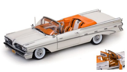 Immagine di PONTIAC BONNEVILLE OPEN CONVERTIBLE 1959 IVORY 1:18