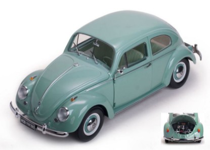 Immagine di VW BEETLE SALOON 1961 PASTEL GREEN 1:12