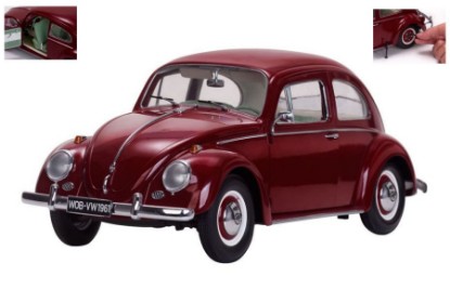 Immagine di VW BEETLE SALOON 1961 RUBY-RED 1:12