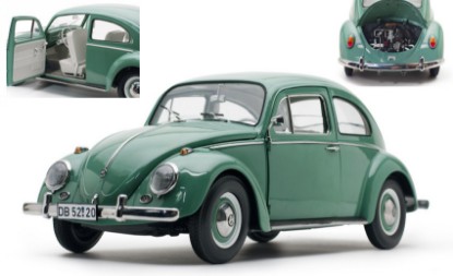 Immagine di VW BEETLE SALOON 1961 GREEN 1:12