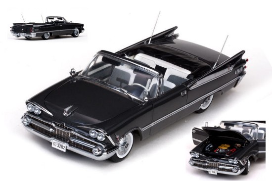 Immagine di DODGE CUSTOMS ROYAL LANCER CONVERTIBLE 1959 DARK GUN METAL 1:18