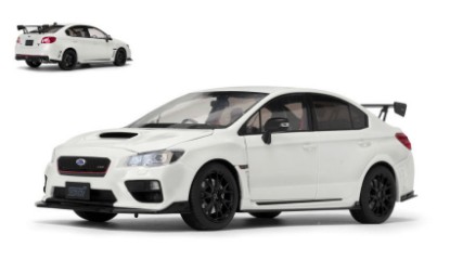 Immagine di SUBARU WRX STI (S207) NBR CHALLENGE PACKAGE METALLIC WHITE 1:18