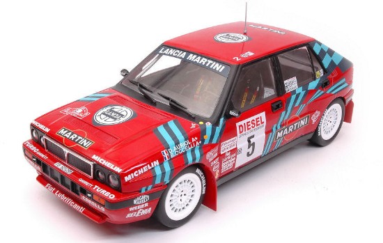 Immagine di LANCIA DELTA HF INTEGR.16V N.5 ACCIDENT SANREMO 1989 AURIOL-OCELLI 1:18