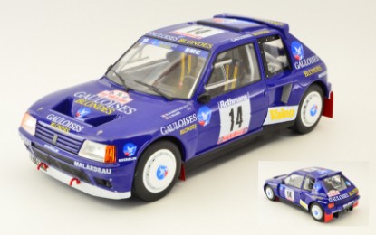 Immagine di PEUGEOT 205 T16 N.14 TOUR DE CORSE 1985 B.DARNICHE-A.MAHE 1:18