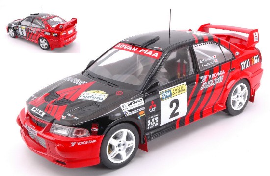 Immagine di MITSUBISHI LANCER EVO VI N.2 WINNER CAMBERRA 1999 KATAOKA-H.AYASHI 1:18