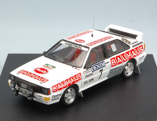 Immagine di AUDI QUATTRO N.7 2nd JANNER RALLYE 1984 B.WALDEGARD-F.WURZ 1:43