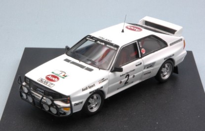 Immagine di AUDI QUATTRO N.2 RETIRED RALLY BANDAMA 1983 L.LAMPI-O.HARSCH 1:43