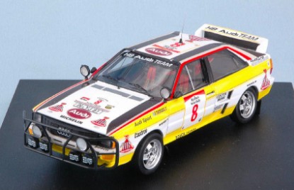 Immagine di AUDI QUATTRO N.8 RET.SAFARI RALLY 1984 S.BLOMQVIST-B.CEDERBERG W.CH.1:43