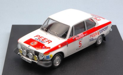 Immagine di BMW 2002 TI N.5 RETIRED RALLY ISOLA ELBA 1972 A.WARMOLD-H.EISENDLE 1:43