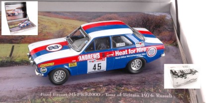 Immagine di FORD ESCORT MK1 RS2000 N.45 TOUR OF BRITAIN 1974 RUSSELL BROOKS 1:43