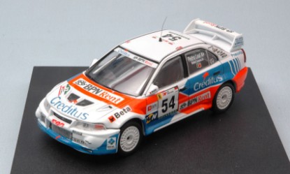 Immagine di MITSUBISHI LANCER EVO VI N.54 RALLY PORTUGAL 2000 P.LEAL-R.CASSAMO 1:43