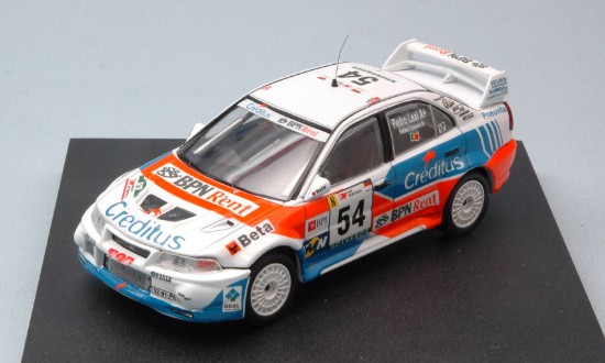 Immagine di MITSUBISHI LANCER EVO VI N.54 RALLY PORTUGAL 2000 P.LEAL-R.CASSAMO 1:43