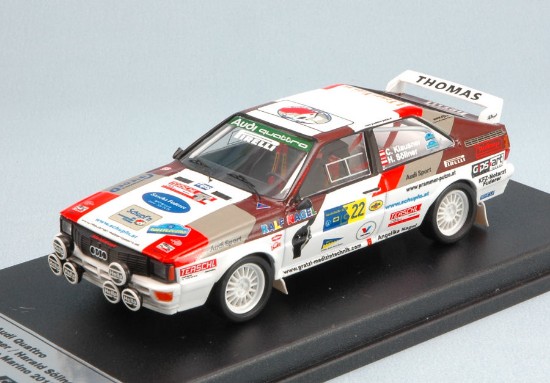Immagine di AUDI QUATTRO N.22 RALLY LEGEND S.MARINO 2013 KLAUSNER-SOLLNER 1:43