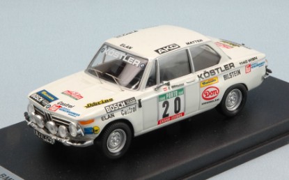 Immagine di BMW 2002 Ti N.20 RETIRED PORTUGAL RALLY 1976 F.WITMANN-T.SCHATZI 1:43