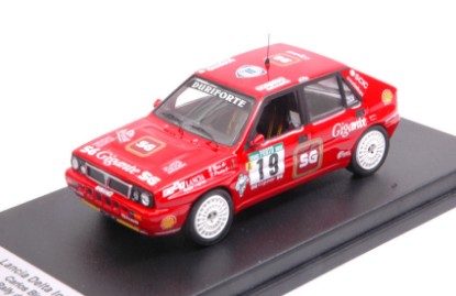 Immagine di LANCIA DELTA INTEGRALE 16v N.19 5th RALLY PORTUGAL 1990 BICA-PRATA 1:43