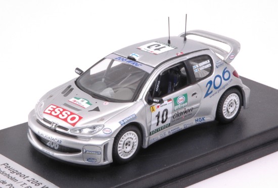 Immagine di PEUGEOT 206 WRC N.10 2nd PORTUGAL 2000 M.GRONHOLM-T.RAUTIAINEN 1:43