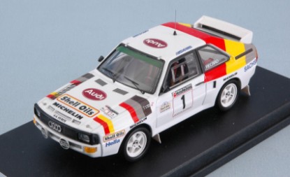 Immagine di AUDI SPORT QUATTRO N.1 1st WELSH RALLY 1986 MIKKOLA-HERTZ 1:43