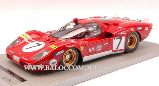 Immagine di FERRARI 512 S LONG TAIL N.7 LM 1970 D.BELL-R.PETERSON 1:18