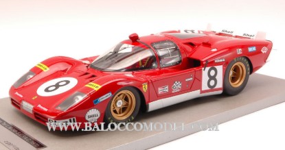 Immagine di FERRARI 512 S LONG TAIL N.8 LM 1970 A.MERZARIO-C.REGAZZONI  LIM.100 1:18