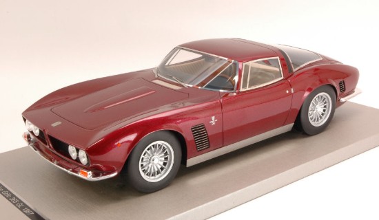 Immagine di ISO GRIFO GL 365 COUPE  1967 METALLIC BORDEAUX LIM.PCS 110 1:18