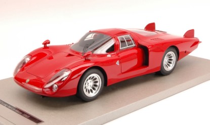 Immagine di ALFA ROMEO 33/2 LONG TAIL LE MANS PRESS ED.LIM.PCS 80 RED 1:18
