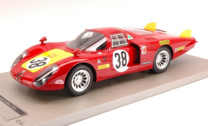 Immagine di ALFA ROMEO 33/2 L.TAIL N.38 5th LE MANS 1968 FACETTI-DINI LIM.100 1:18