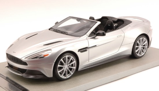 Immagine di ASTON MARTIN VANQUISH VOLANTE 2013 SILVER BLACK INTER.ED.LIM.PCS 25 1:18