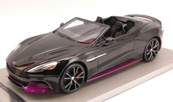 Immagine di ASTON MARTIN VANQUISH VOLANTE 2014 BLACK/BLACK INTERIOR LIM.PCS 40 1:18
