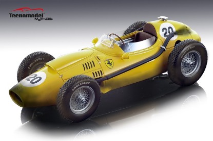Immagine di FERRARI DINO 246 F1 O.GENDEBIEN 1958 N.20 6th BELGIUM GP END RACE 1:18