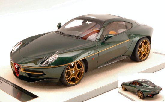 Immagine di ALFA ROMEO DISCO VOLANTE TOURING 2014 METALLIC GREEN LIM.PCS 90 1:18