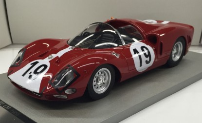 Immagine di FERRARI 365 P2 N.19 DNF LM 1966 W.MAIRESSE-H.MULLER LIM.150 1:18
