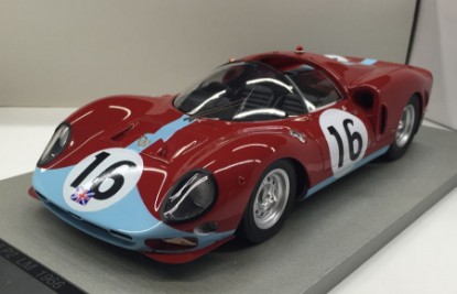 Immagine di FERRARI 365 P2 N.16 DNF LM 1966 MARAN. CONC.ATTWOOD-PIPER LIM.150 1:18