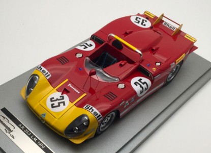 Immagine di ALFA ROMEO 33.3 N.35 DQ LM 1970 G.GALLI-R.STOMMELEN LIM.100 PCS 1:18