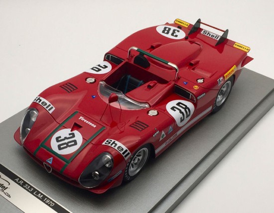 Immagine di ALFA ROMEO 33.3 N.38 ACCID.LM 1970 T.ZECCOLI-C.FACETTI LIM.100 PCS 1:18