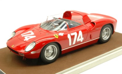 Immagine di FERRARI 250 P N.174 ACCIDENT TARGA FLORIO 1963 M.PARKES-J.SURTEES 1:18