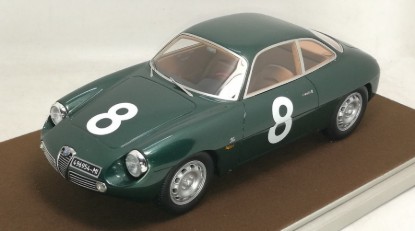 Immagine di ALFA ROMEO GIULIETTA SZ N.8 DNF T.FLORIO 1961 DI PRIOLO-MANFREDINI 1:18
