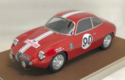 Immagine di ALFA ROMEO GIULIETTA SZ N.90 WINNER CLASS T.DE CORSE 1960 ROLLAND-AUGIAS