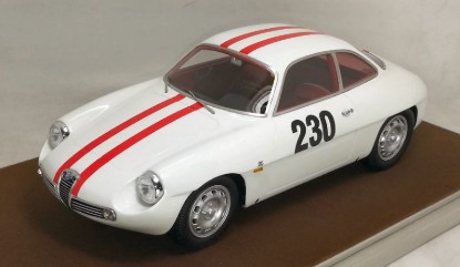 Immagine di ALFA ROMEO GIULIETTA SZ N.230 FRIBURGO-SCHAUINSLAND 1962 FISCHBABER 1:18