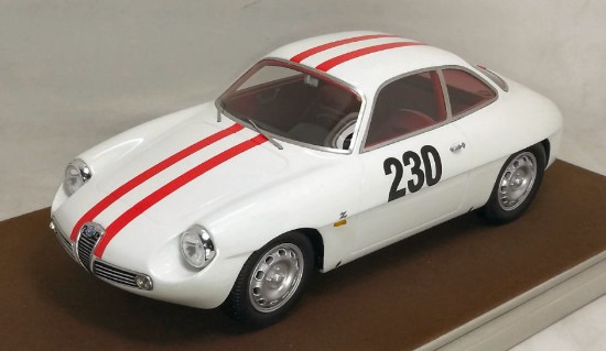 Immagine di ALFA ROMEO GIULIETTA SZ N.230 FRIBURGO-SCHAUINSLAND 1962 FISCHBABER 1:18