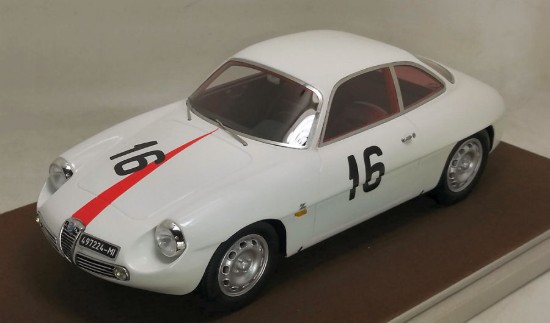 Immagine di ALFA ROMEO GIULIETTA SZ N.16 COPPA FISA MONZA 1960 KIM 1:18