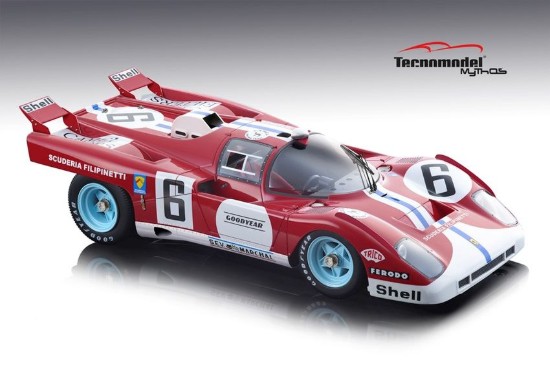 Immagine di FERRARI 512M N.6 21th LM 1971 SCUD.FILIPIN. MANFREDINI-GAGLIARDI 1:18