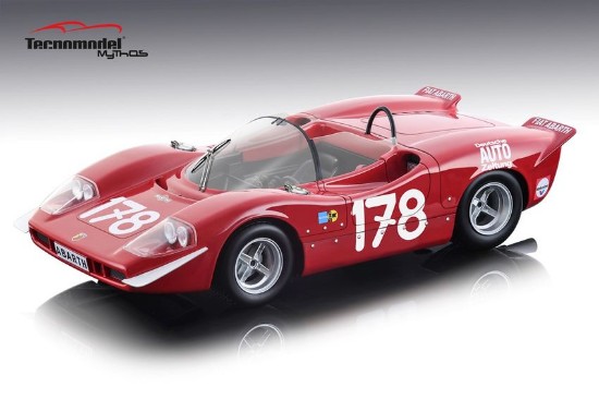Immagine di ABARTH 2000 S N.178 WINNER TARGA FLORIO 1969 BITTER-KELLENERS 1:18