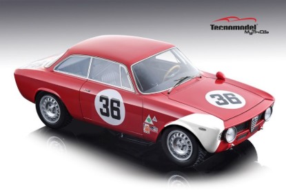 Immagine di ALFA ROMEO GIULIA 1600 SPRINT GTA N.36 WINN.4H SEBRING 1966 J.RINDT 1:18
