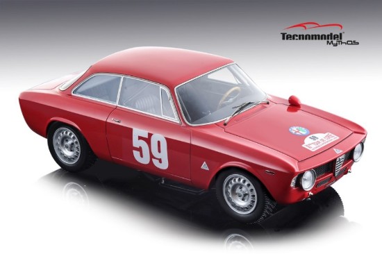 Immagine di ALFA ROMEO GIULIA 1600 GTA N.59 TOUR DE CORSE 1966 L.BIANCHI 1:18