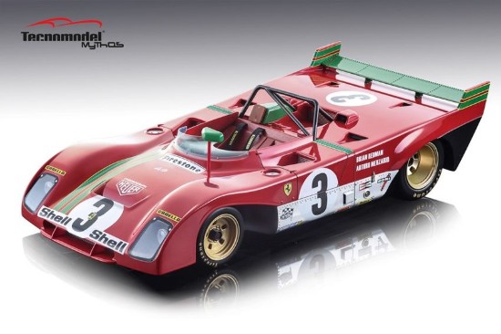 Immagine di FERRARI 312 PB N.3 WINNER 1000 KM SPA 1972 REDMAN-MERZARIO 1:18