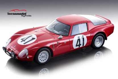 Immagine di ALFA ROMEO TZ2 N.41 DNF LM 1965 R.BUSSINELLO-J.ROLLAND 1:18