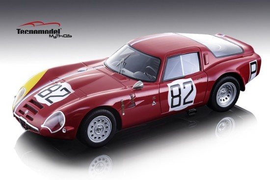 Immagine di ALFA ROMEO TZ2 N.82 WINNER CLASS 1000 KM NURBURGRING 1967 TROSH-PILETTE