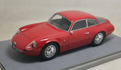 Immagine di ALFA ROMEO GIULIETTA SZ CODA TRONCA 1963 STREET VERSION RED 1:18