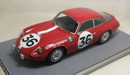 Immagine di ALFA ROMEO GIULIETTA SZ N.36 DNF LM 1963 K.FOITEK-A.SCHAFER 1:18