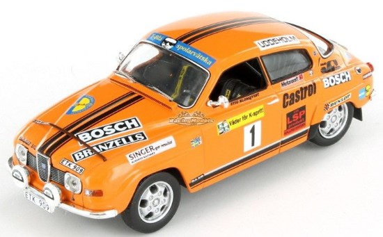 Immagine di SAAB 96 V4 N.1 2nd SWEDISH RALLY 1975 S.BLOMQVIST-H.SYLVAN 1:18
